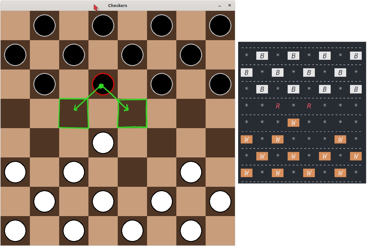 Checkers in Python