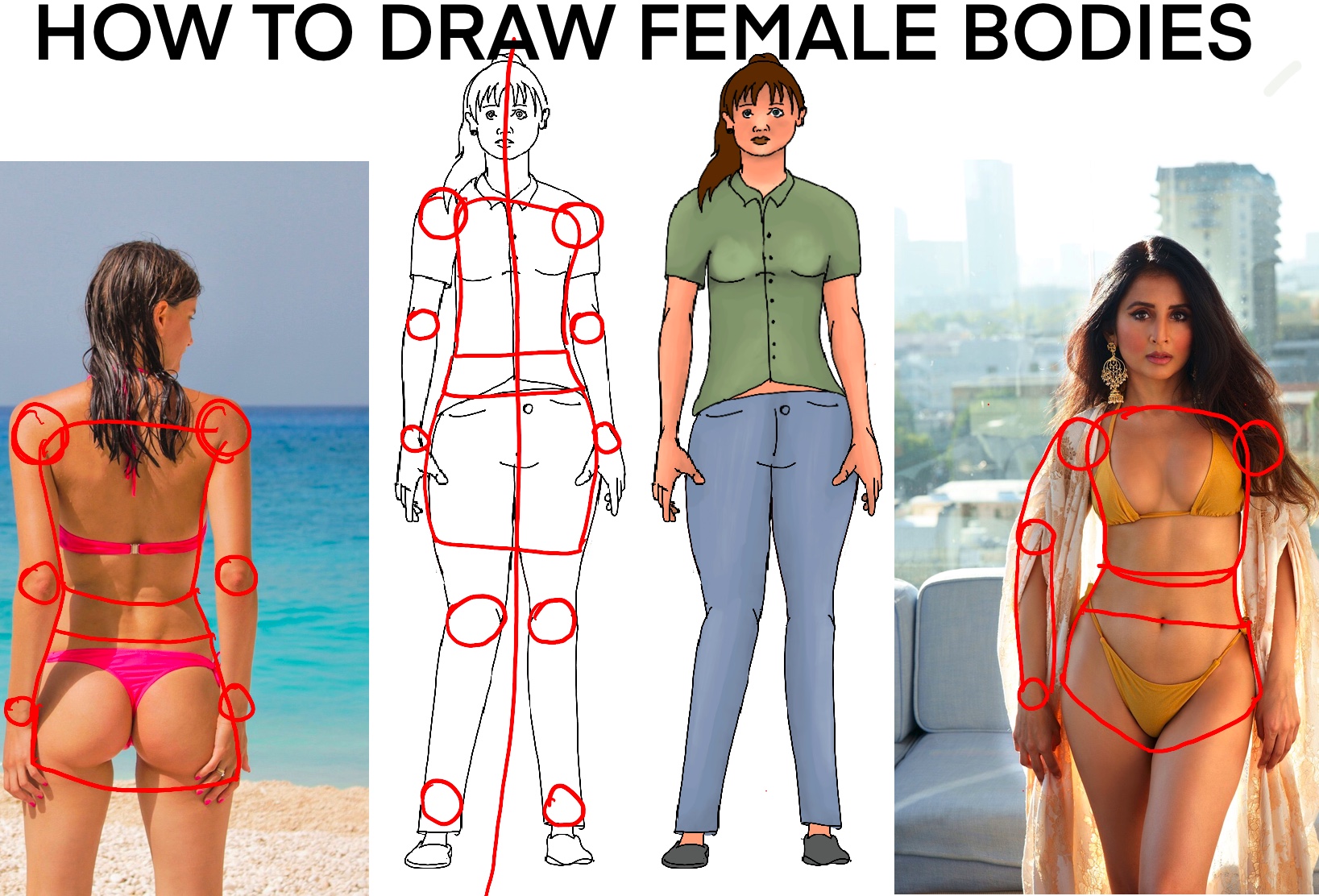 How to Draw Female Bodies