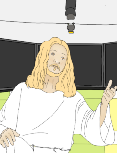 Jesus is interviewed