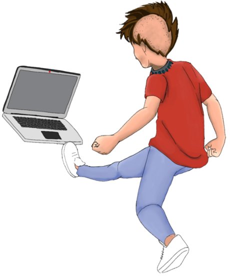 The pissed off teacher is technologically literate