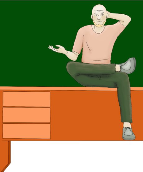 The pissed off teacher encourage reading