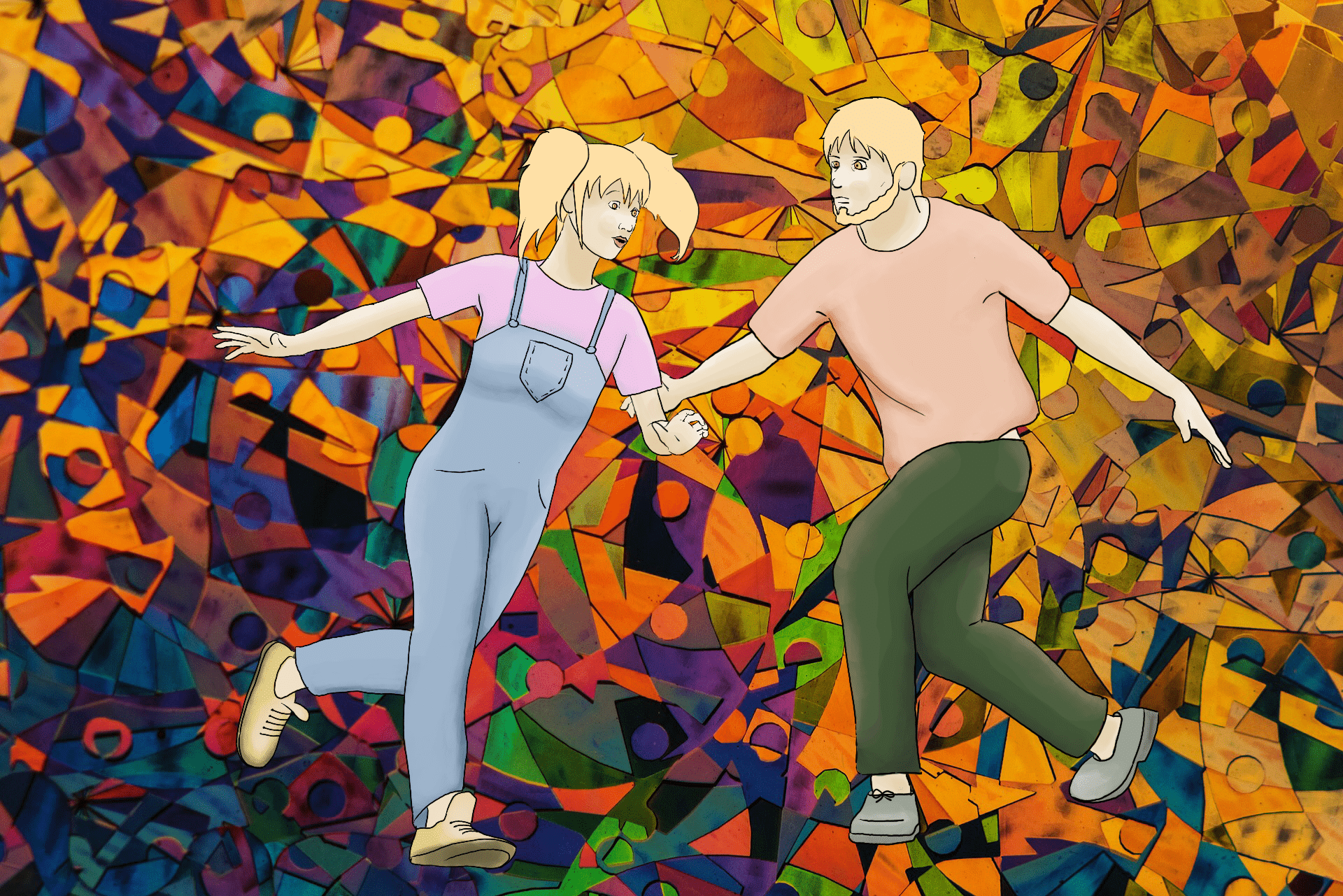 Si alguien trata de agarrarte y secuestrarte, monta el pollo, grita y resístete.