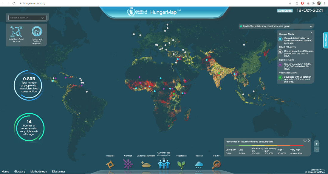 WFP’s Hunger Map