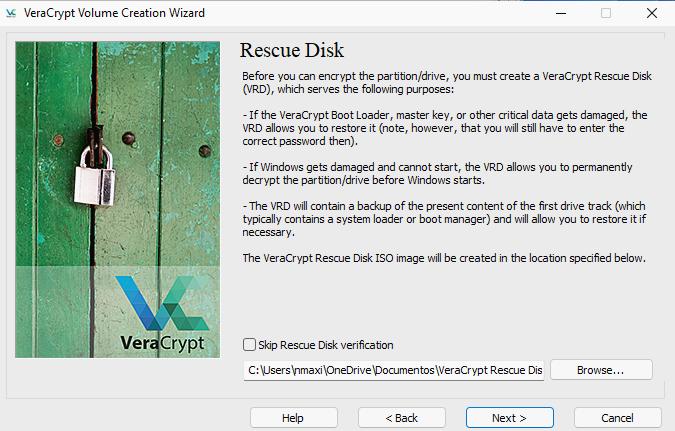 VeraCrypt. Rescue Disk.