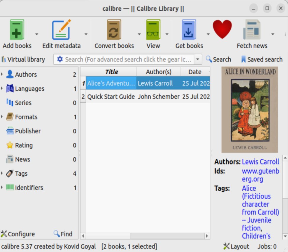 Add ebooks to your library